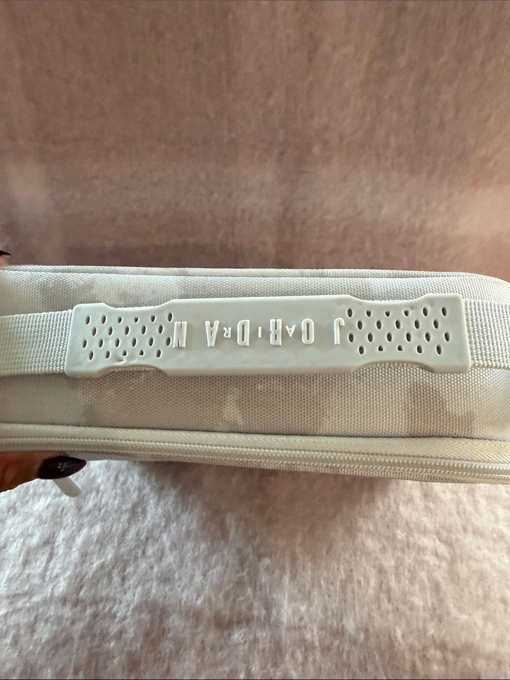 Jordan Gray Camo Toiletry Bag with Black Jumpman